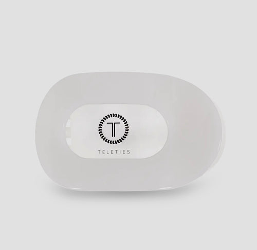 Teleties Small White Clip