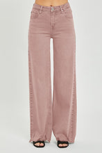 Risen High Waist Wide Leg Jeans
