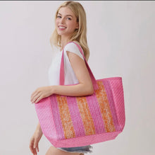 Nautical Stripe Tote Bag