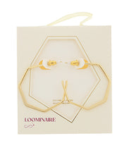 Hexagon Hoops 18k Gold Hoops