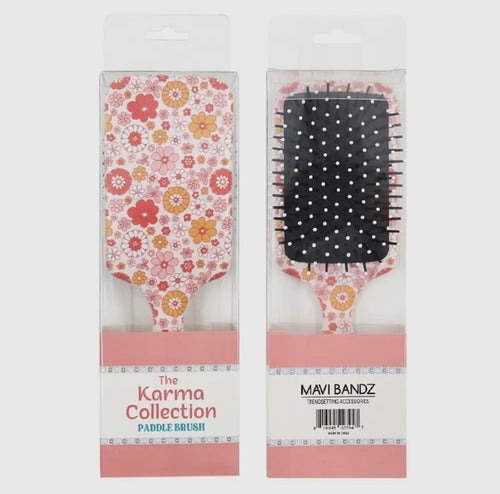 Fun Pattern Paddle Hair Brush