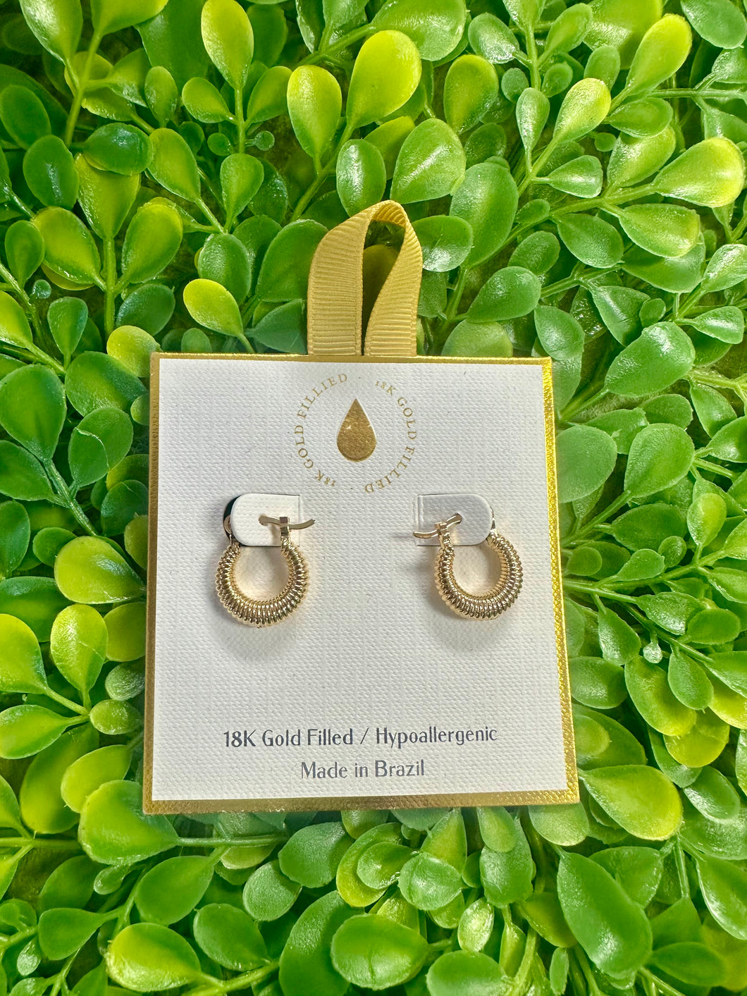 18K Gold Filled Hoop Earrings