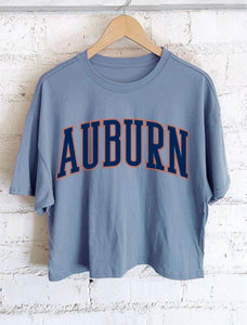 Auburn Long Cropped T-Shirt