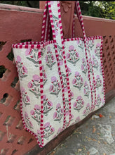Beautiful Cotton Quilted Tote Bag