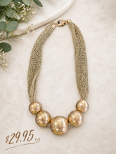 5 Ball Mesh Necklace
