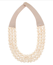 3 Row Faceted Bead Necklace