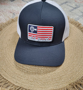 Old South Navy Flag Patch Hat