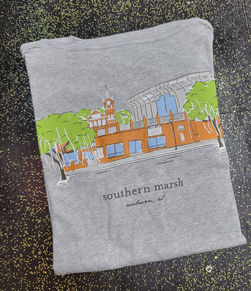 Southern Marsh Southern Cities Auburn Pocket T Shirt