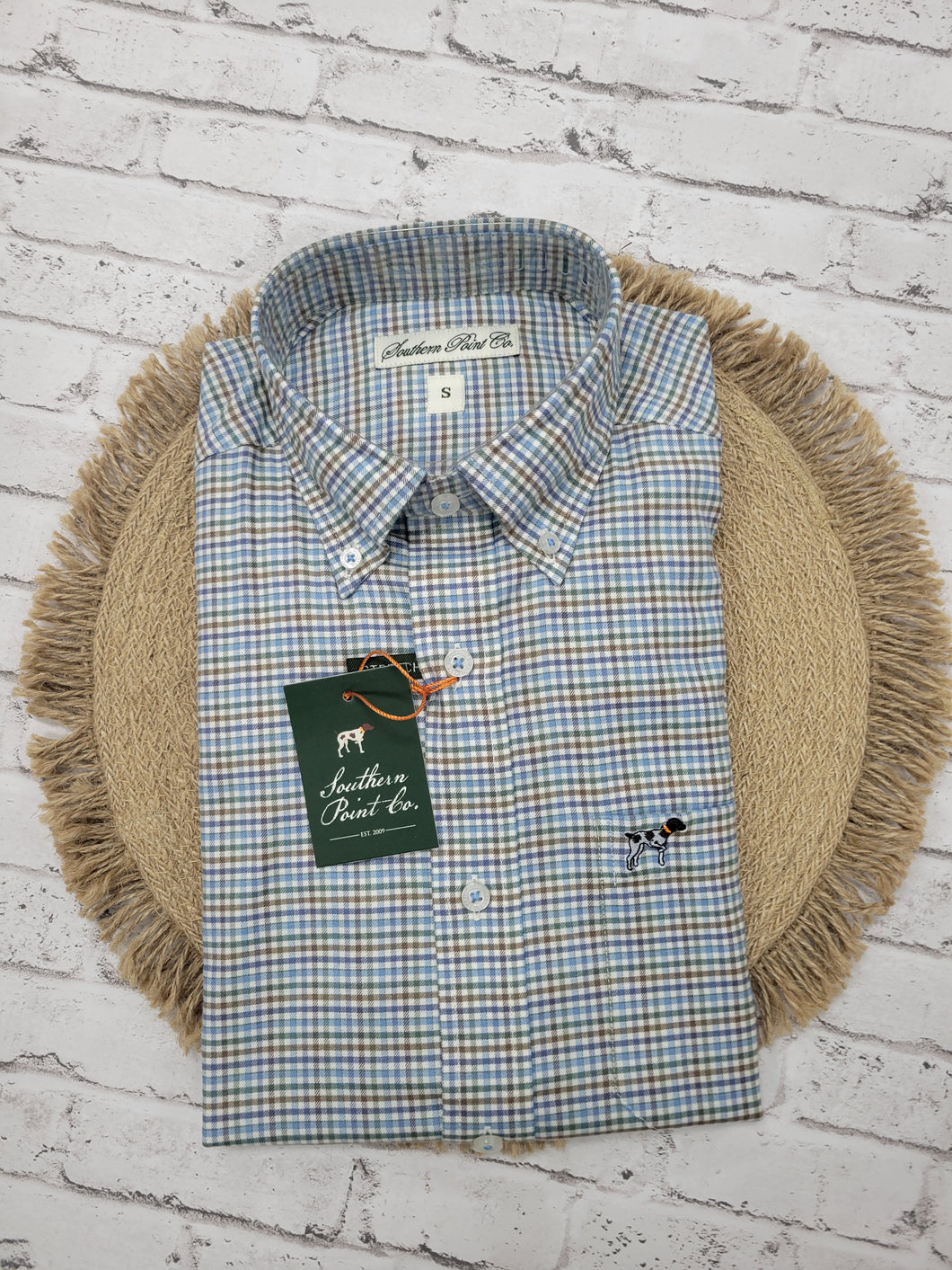 Southern Point Byron Plaid Flannel Button Down