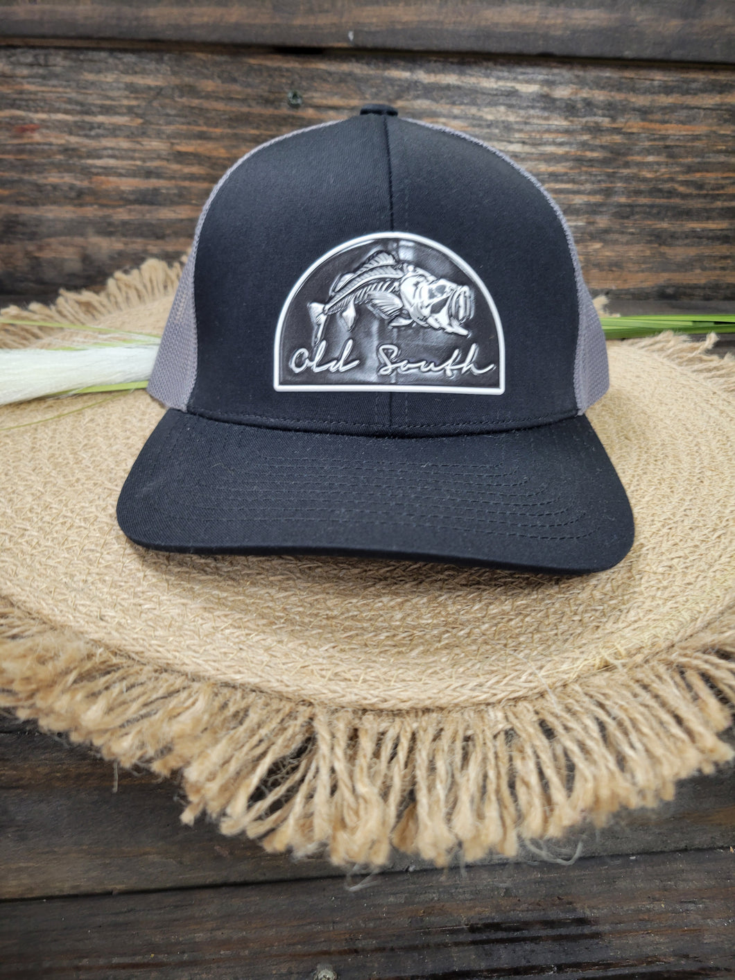 Old South Skully Patch Hat Black/Graphite
