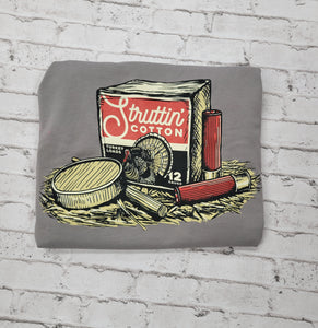 Struttin Cotton Turkey Loads Pocket T Shirt
