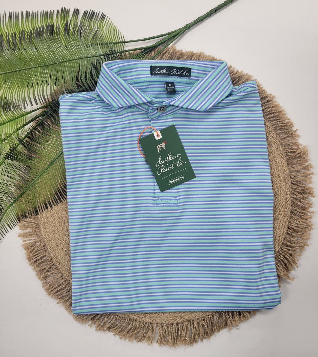 Youth Southern Point Gulfstream Stripe Polo