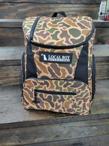 Local Boy Outfitters Old School Camo Cooler Backpack