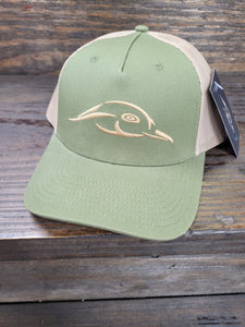 American Flyway Waterfowl Olive Mesh Back Hat