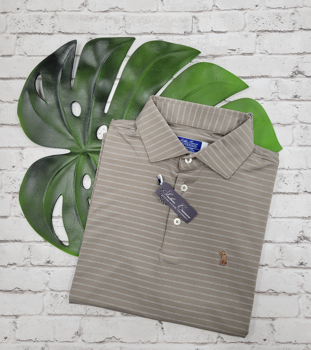 Southern Casanova Bourbon Blend Stripe Polo