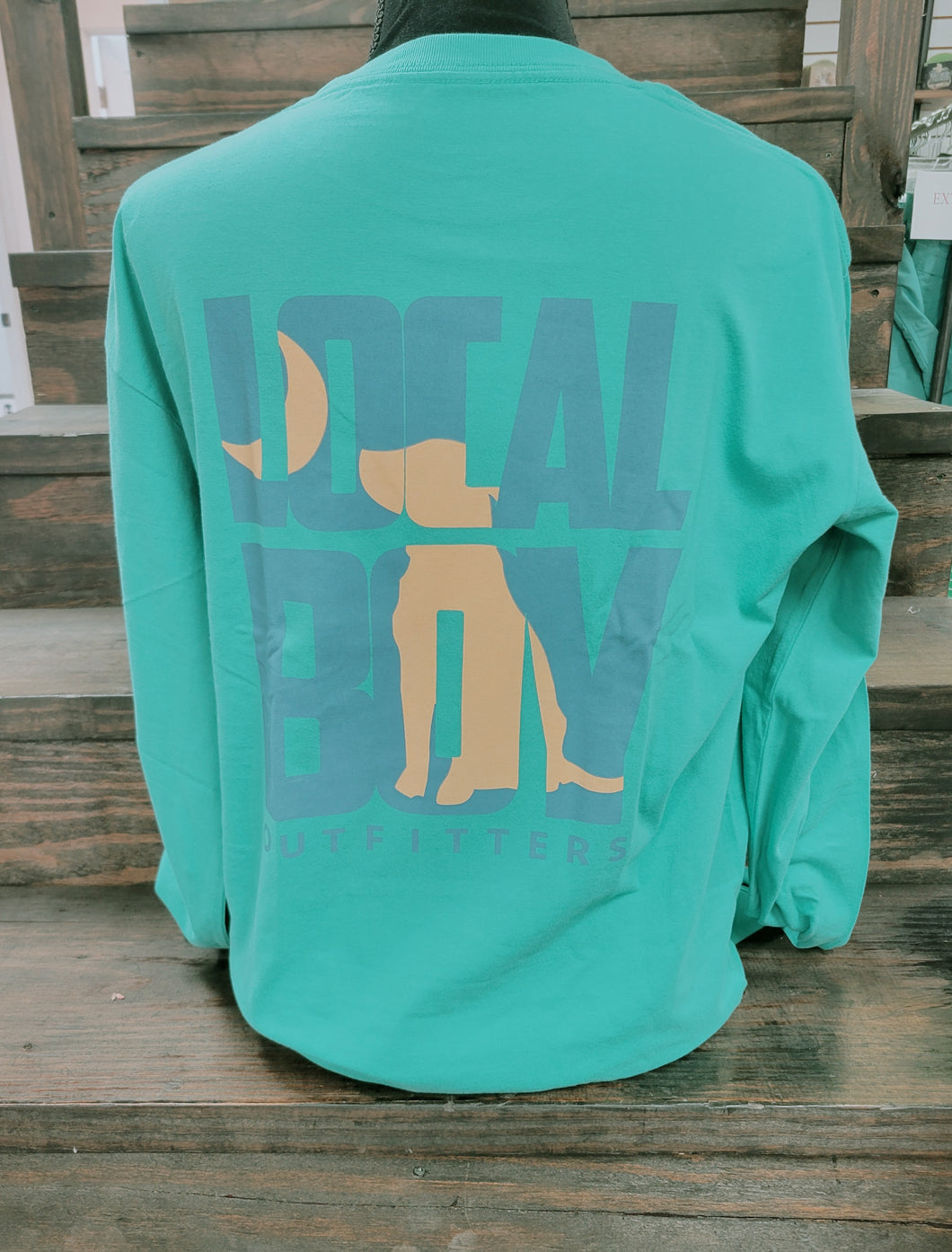 Local Boy Outfitters Big Text Long Sleeve T Shirt