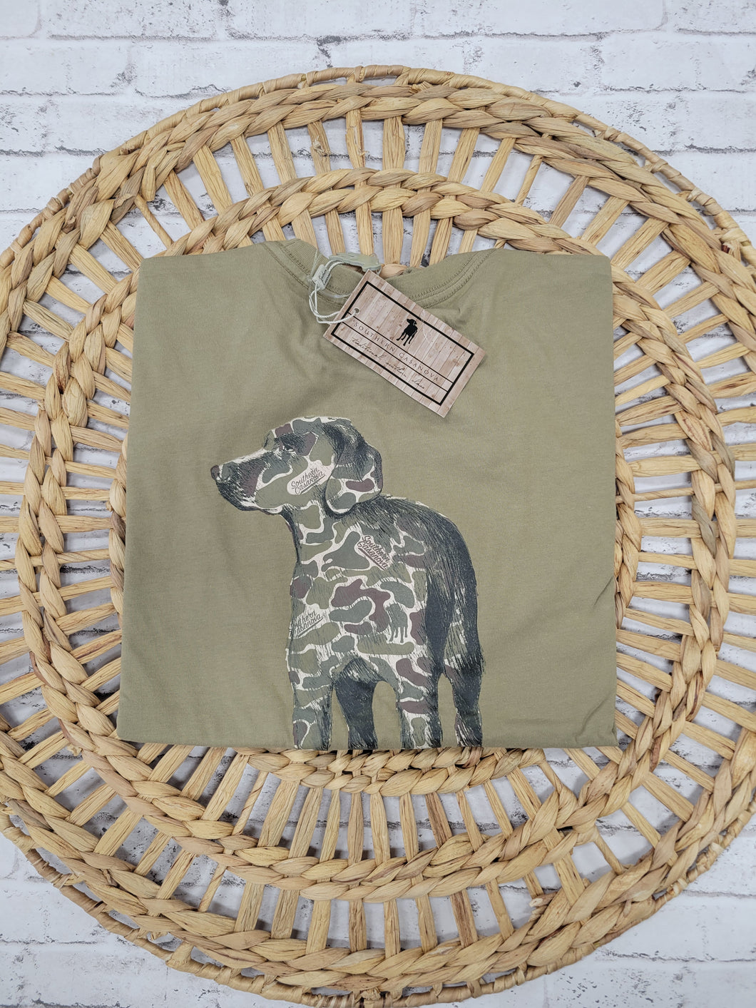 Southern Casanova Old Camo Dog Long Sleeve T Shirt