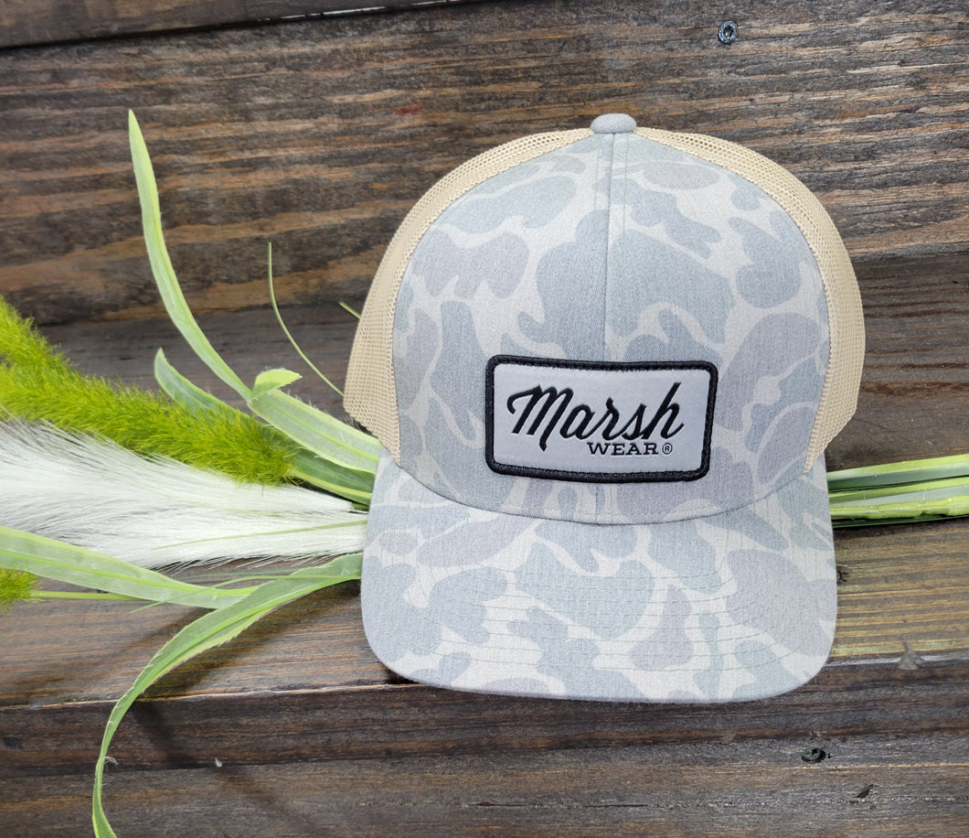 Marsh Wear Script Green Mallard Trucker Hat