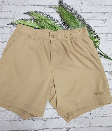 Men's Aftco Landlocked Dark Sand Shorts