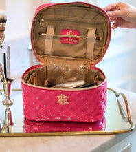 Hampton Train Case Hot Pink Patent