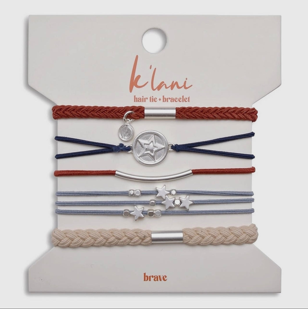 K'lani Hair Tie Bracelet Brave