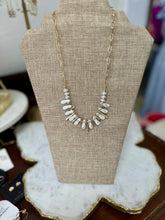 Anchorage Link & Pearl Necklace