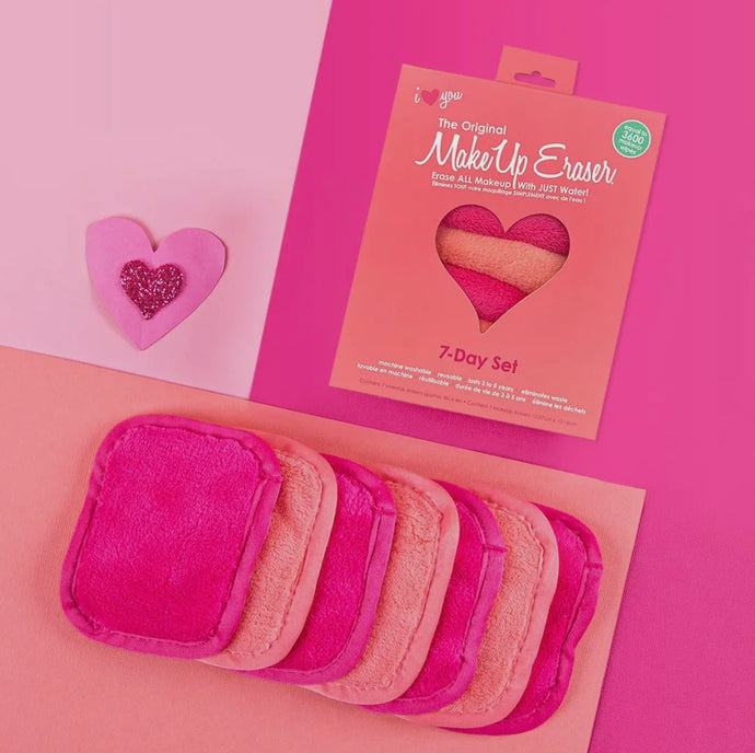 'I Heart You 7-Day Set | Valentine's Day Gift Set Makeup Eraser