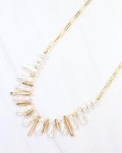 Anchorage Link & Pearl Necklace