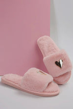 Pink Heart Slippers