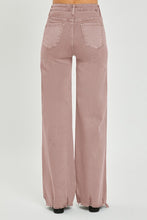 Risen High Waist Wide Leg Jeans
