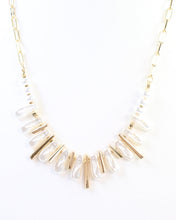 Anchorage Link & Pearl Necklace
