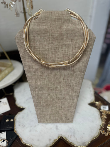 3 Omega Intertwined Necklace