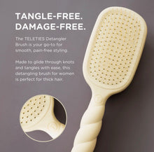 Teleties Detangler Hair Brush For Thick Hair - Tan