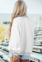 Light Grey Al/ Bama Double Side Printed Mock Neck Reversible Sweatshirt