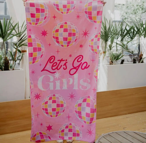 Let's Go Girls Travel Quick Dry Towel