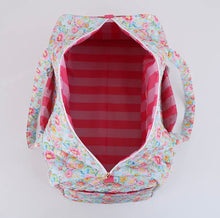 Quilted Weekender Duffel Bag | Floral Travel Bag | Overnight