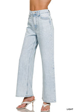 High Waist Wide Leg Denim