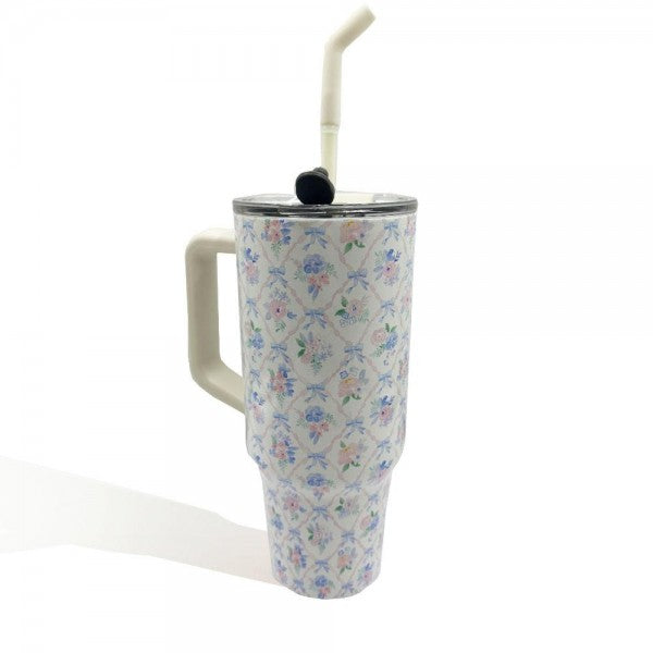 Bow & Flowers Tumbler