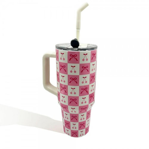 Cherry & Bow Tumbler