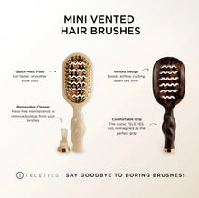 Mini Vented Brush | Tortoise Teleties