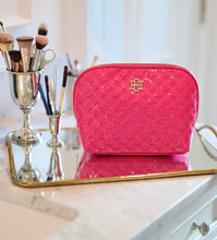 Capri Large Pouch Hot Pink Patent