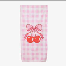 Cherry and Bow Reversible Quick Dry Towel