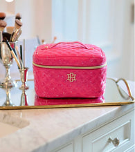 Hampton Train Case Hot Pink Patent