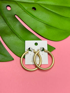 Gold Hoop Earrings