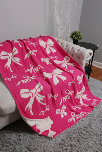 Bow Print Blanket