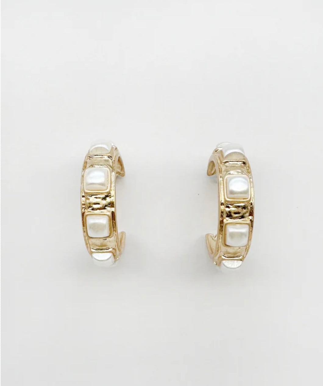Worn Gold Earrings