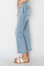 HIGH RISE ANKLE WIDE STRAIGHT JEANS