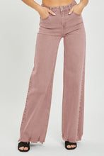Risen High Waist Wide Leg Jeans