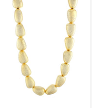 Textured Organic Teardrop Necklace