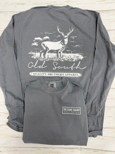 Old South Deer Long Sleeve T Shirt